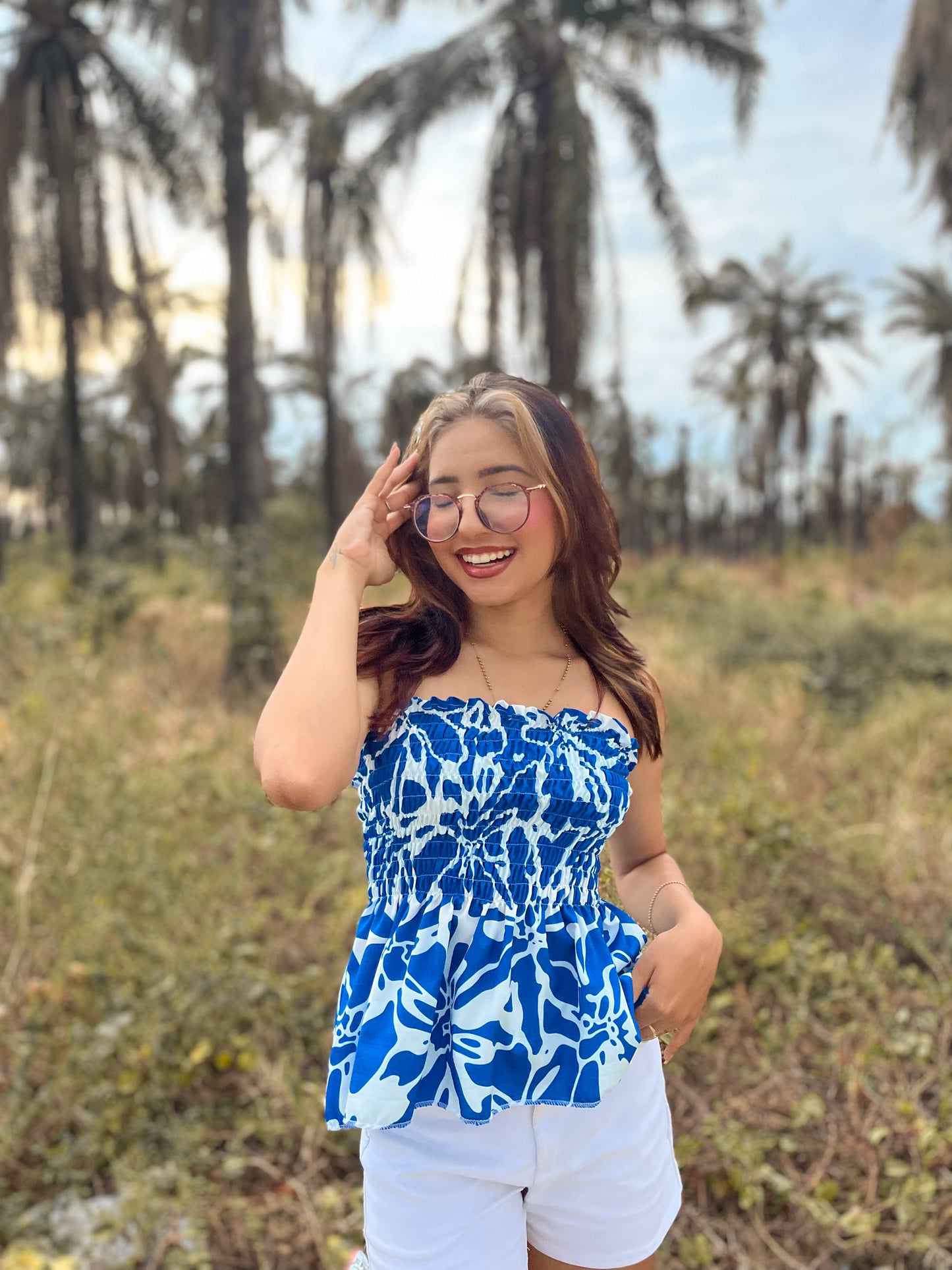 . Blusa Luna estampada